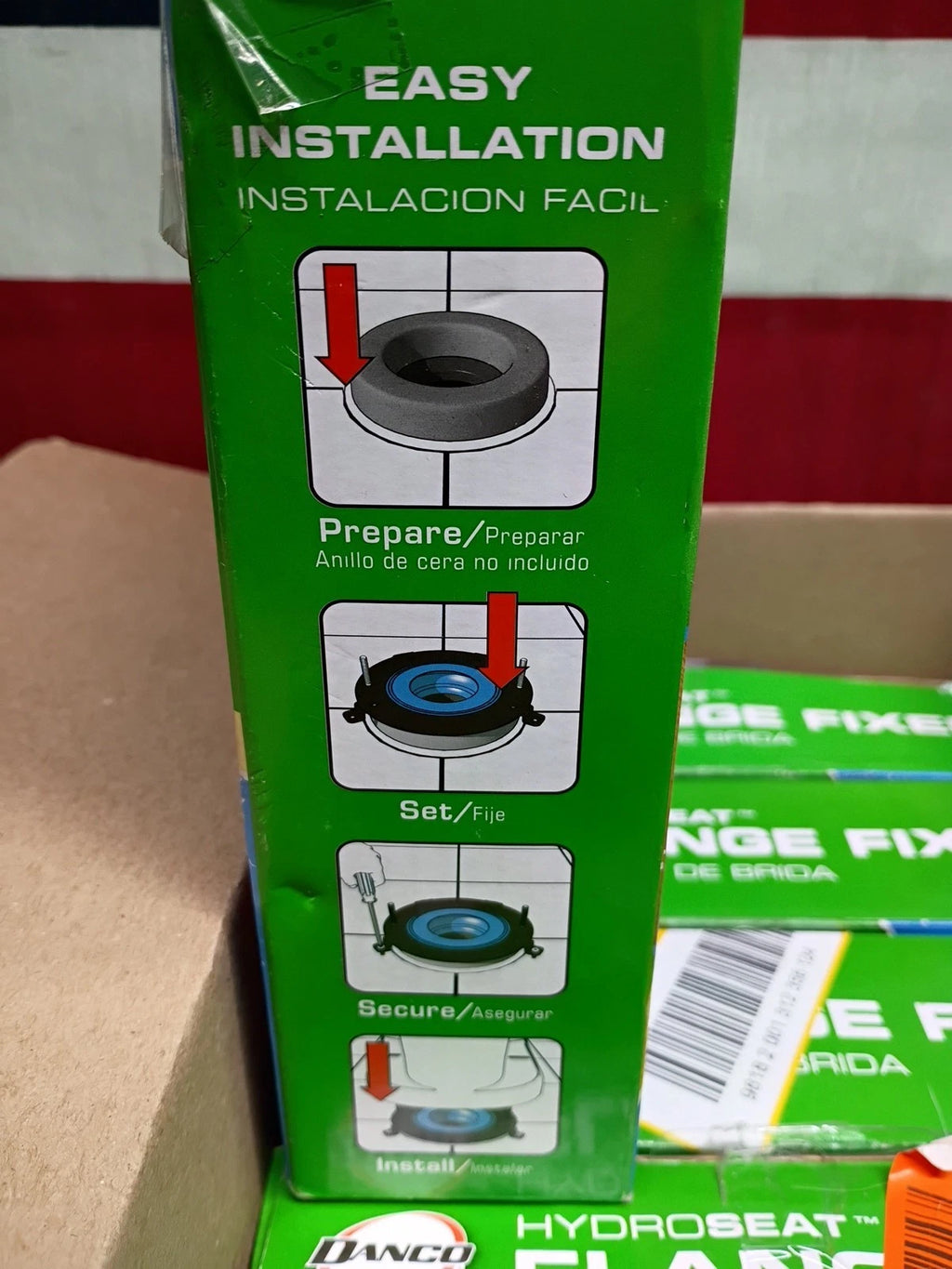 6Pk Danco HydroSeat Toilet Flange Fixer 10672, Replacement, OB
