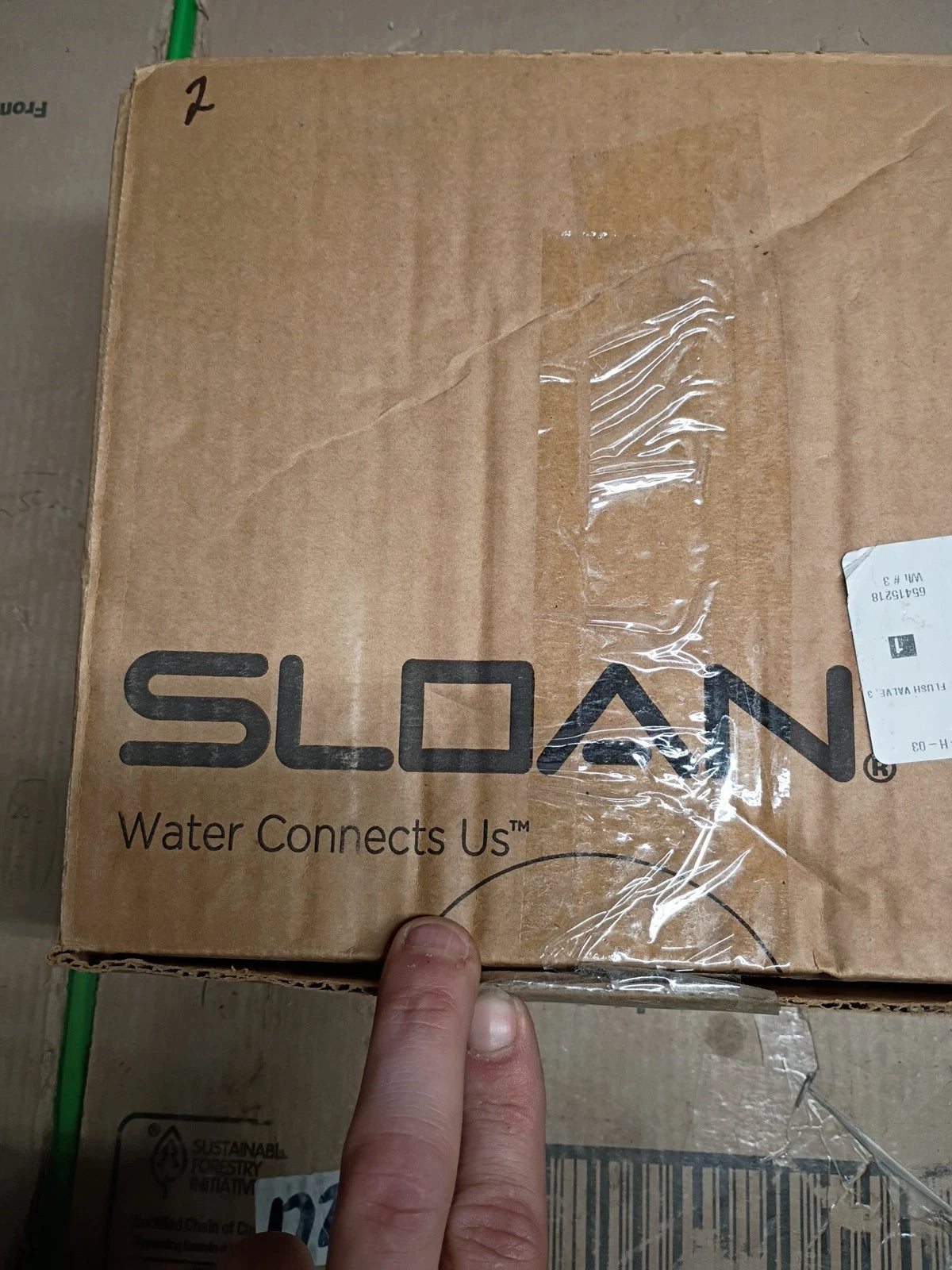 SLOAN 110 XL Regal 3.5GPF Kit Standard Manual Water Flushometer, Chrome, OB,