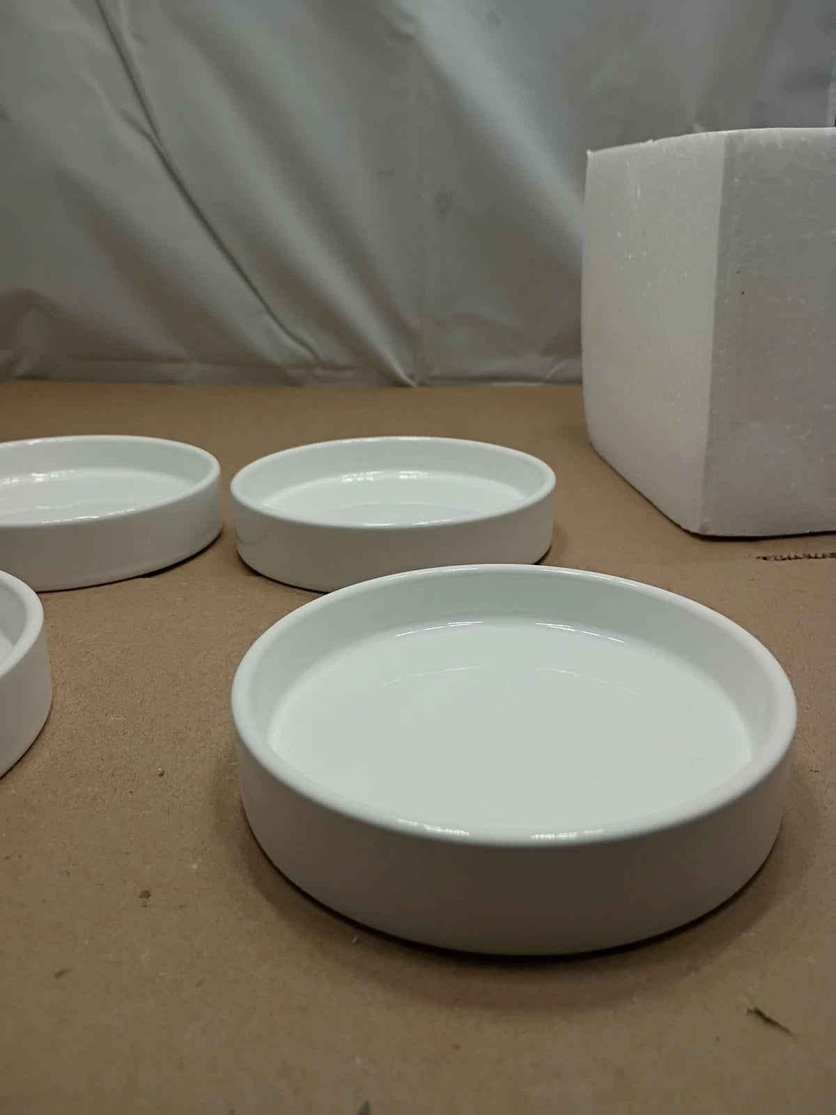 4Pack Ceramic Plant Saucer Pot Tray Planter Saucers