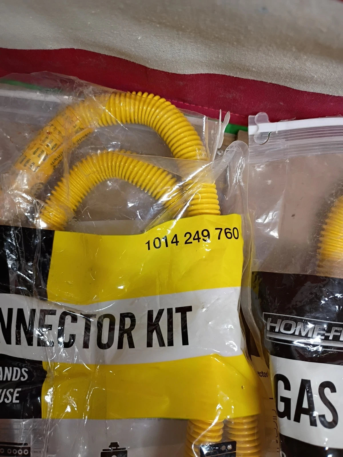 2PK Everbilt 1/2 in. MIP x 1/2 in. MIP 48" Gas Connectors ( OPEN BOX,