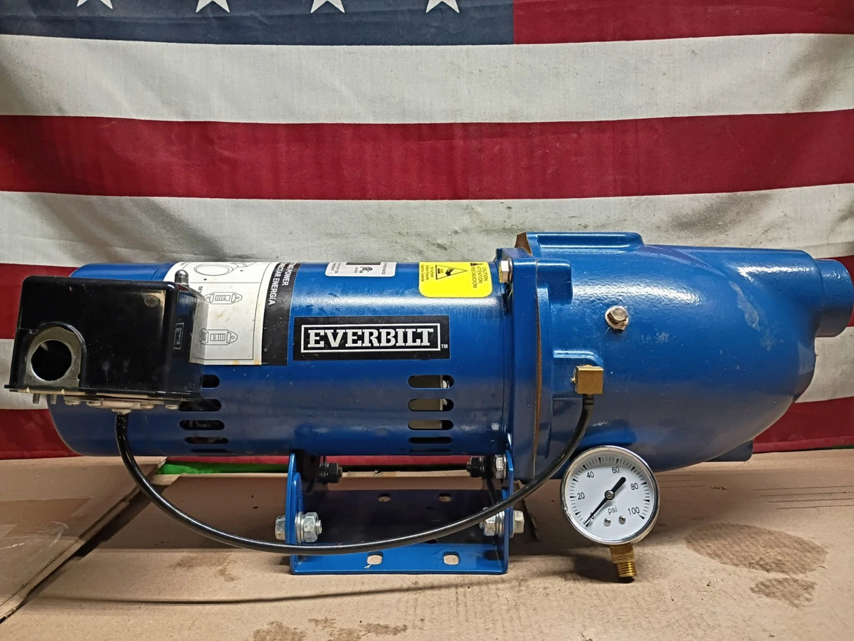 Everbilt HDSWJ7 3/4 HP Cast Iron Shallow Well Jet Pump *For Parts *