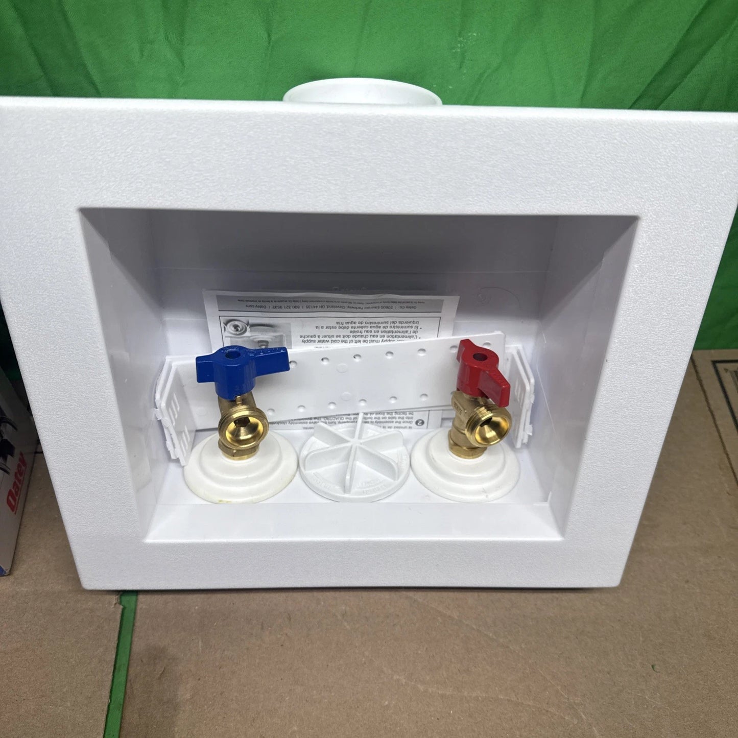 "Washing Machine Outlet Box'' Oatey Quadtro 4 Options Model 38529 NOB "COMPLETE"