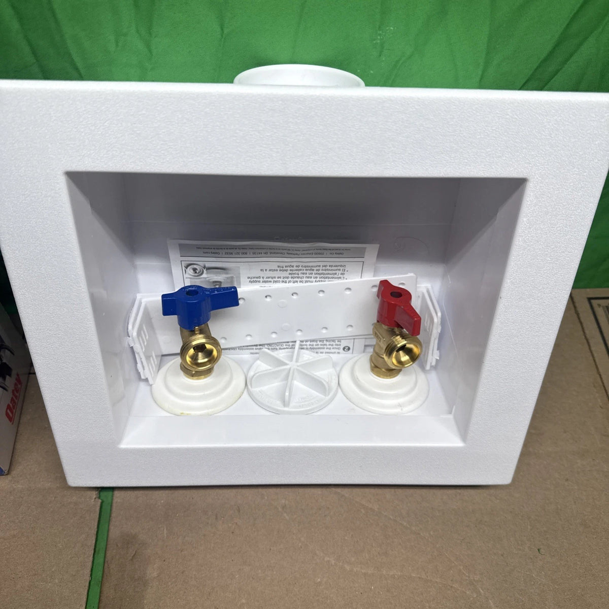 "Washing Machine Outlet Box'' Oatey Quadtro 4 Options Model 38529 NOB "COMPLETE"