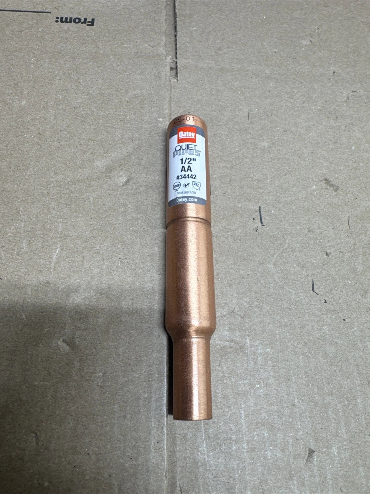 2Pk Oatey Quiet Pipes SWT/Press AA Straight Hammer Arrestor 1/2" Male 34442