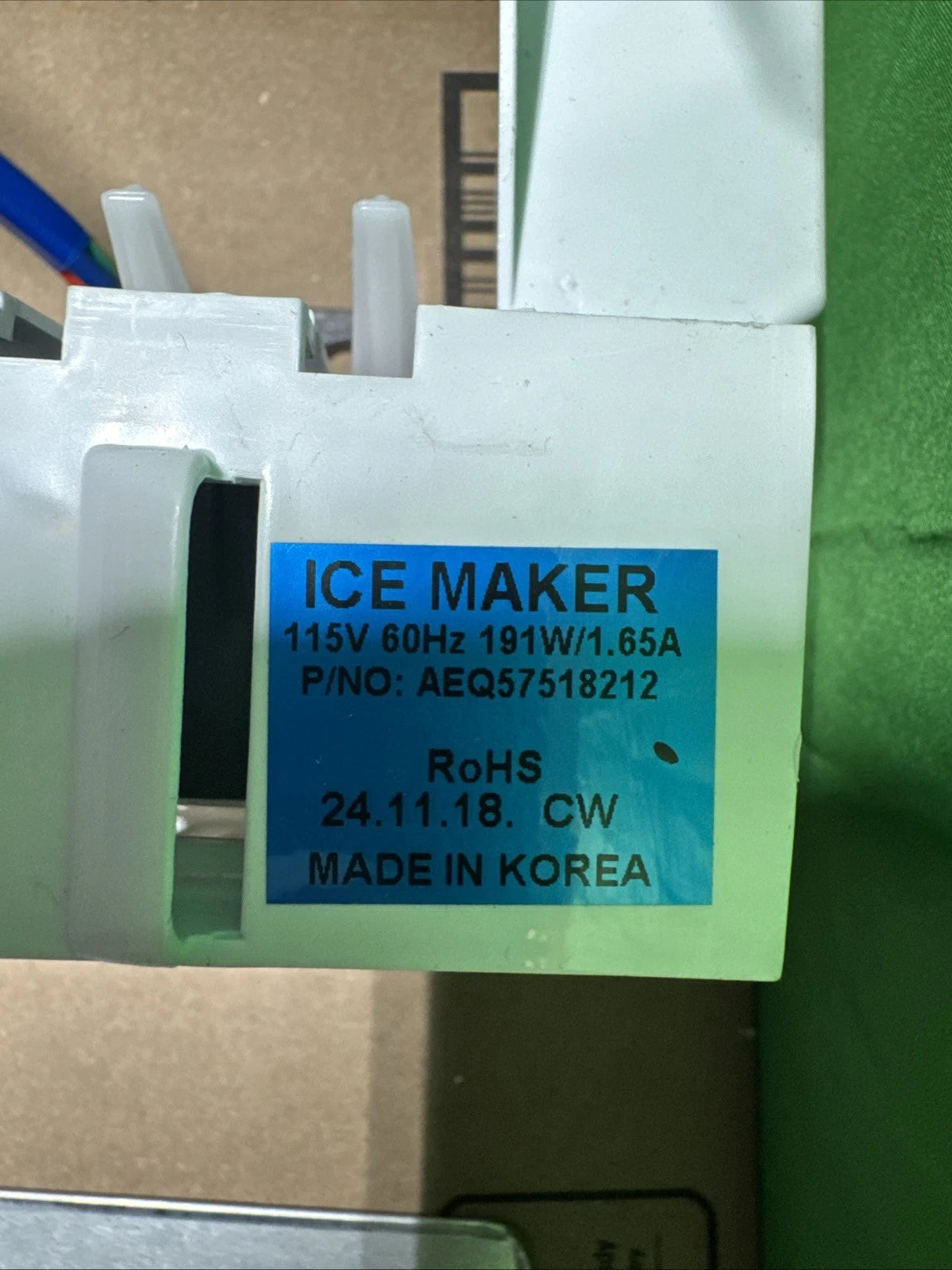 Ice Maker Assembly AEQ57518212 For LG LT18S1200S