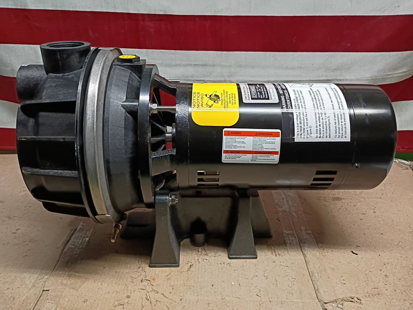 Everbilt HDLS15P, Lawn Irrigation Pump Plastic 1-1/2HP 52 GPM 40 PSI, OPEN BOX,