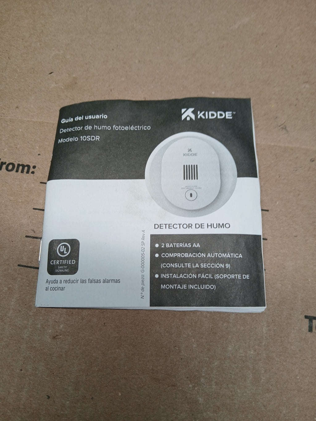 3pck KIDDE Detect Smoke Alarm -Compact 4" Design for Small Spaces- Model #10SDR