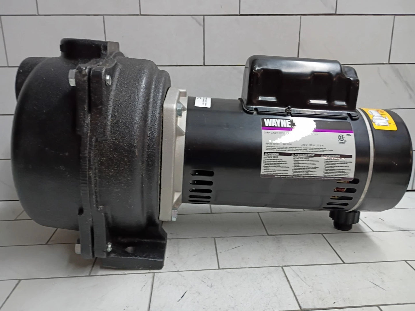Wayne WLS200 2 HP Permanent Lawn Irrigation CST Iron Sprinkler Pump Open Box,