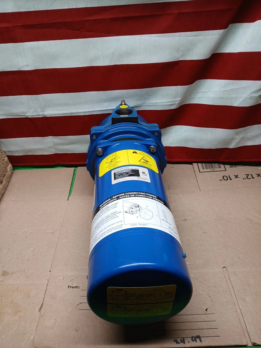 Everbilt Professional Irrigation Pump Cast Iron 2 HP Dual Voltage, READ DESC