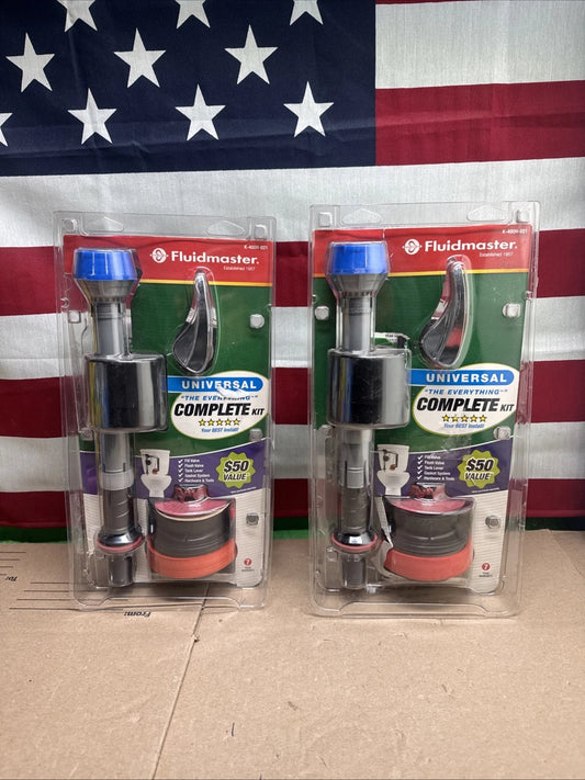 2PK Fluidmaster Universal Complete Toilet Kit #K-400H-021