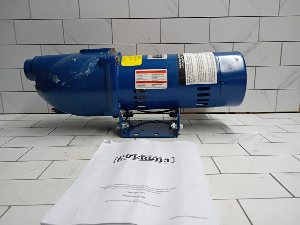 Everbilt HDSWJ7 3/4 HP Cast Iron Shallow Well Jet Pump *For Parts *
