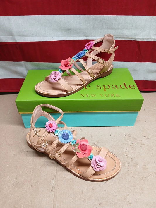 Kate Spade New York Sadia floral embellished sandals in natural color Size 7M