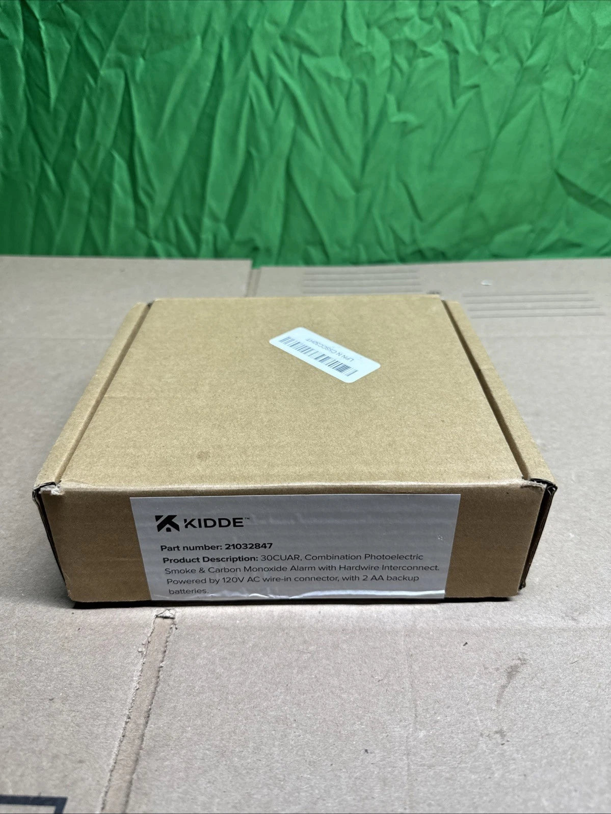 Kidde 21032847 White Hardwired Combination Carbon Monoxide & Smoke Alarm