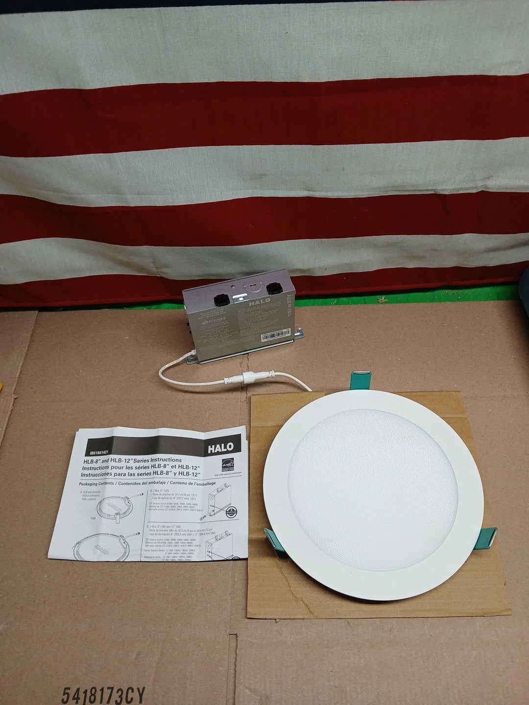 HALO 8 in. Selectable CCT and Lumens Canless Recessed Integrated LED Kit