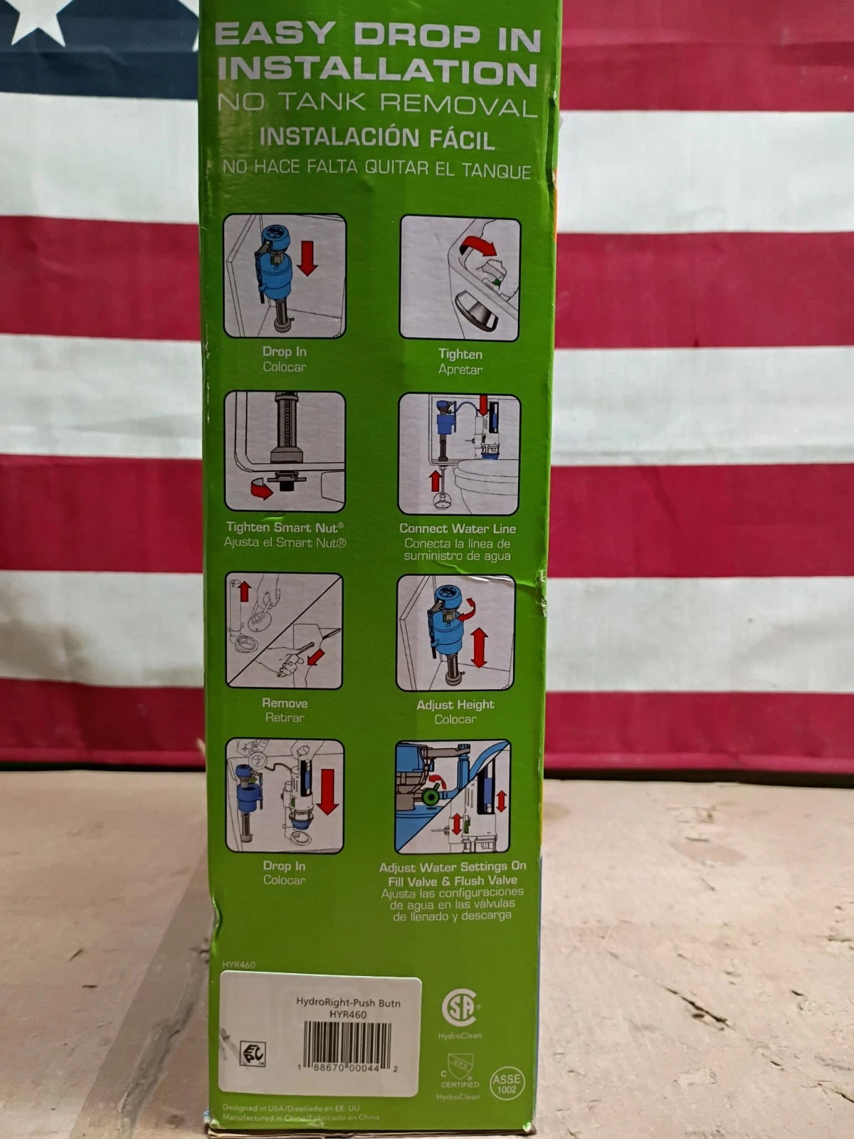 Danco HYR460 Dual Flush valve & fill Universal Water Saving Toilet Repair Kit OB