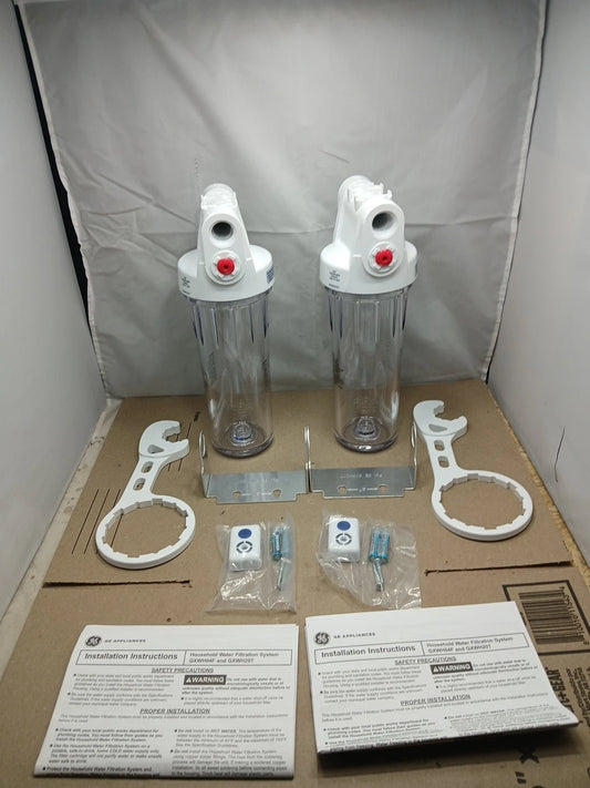 (LOT OF 2) GE GXWH20T Whole House Water Filtration System Model OPEN BOX