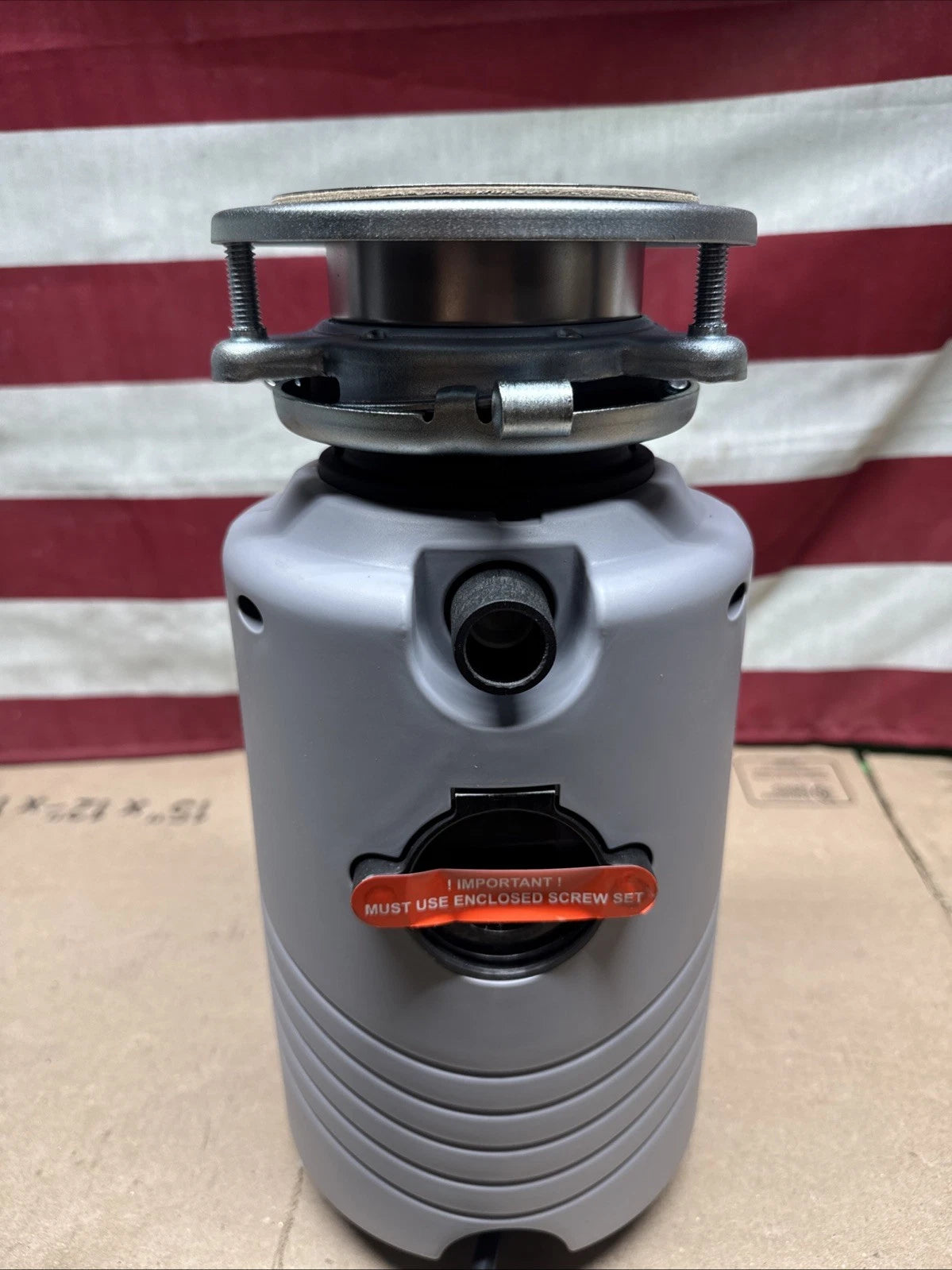 Glacier Bay GB500 Turbo Grind 1/2hp Garbage Disposal Open Box Read