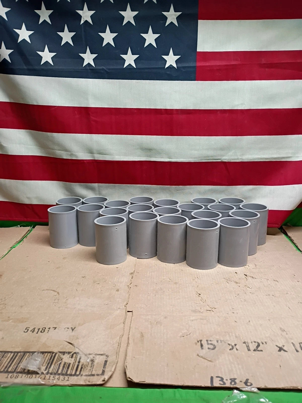 Lot Of 22 Carlon E941J 2" PVC Coupling Gray Deep Socket CPLG