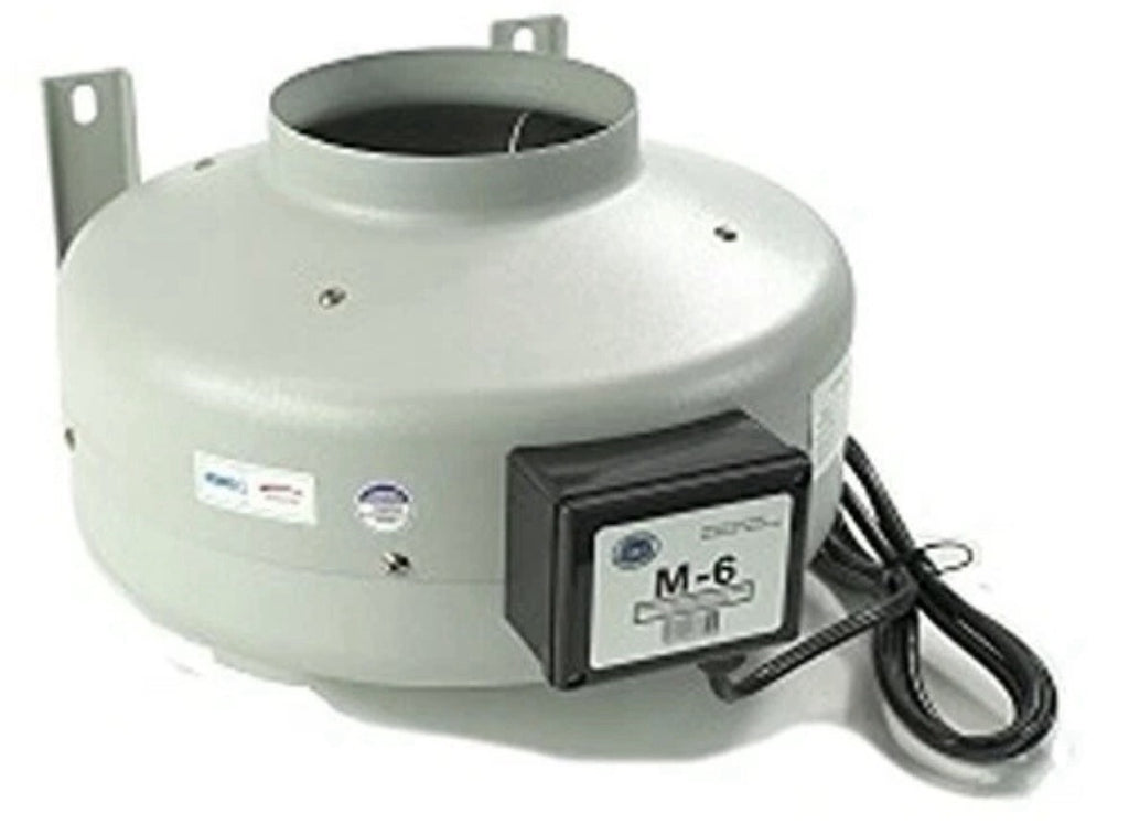 Tjernlund M-6 Metal High Pressure In-Line Duct Booster Fan 530 CFM 6" Duct