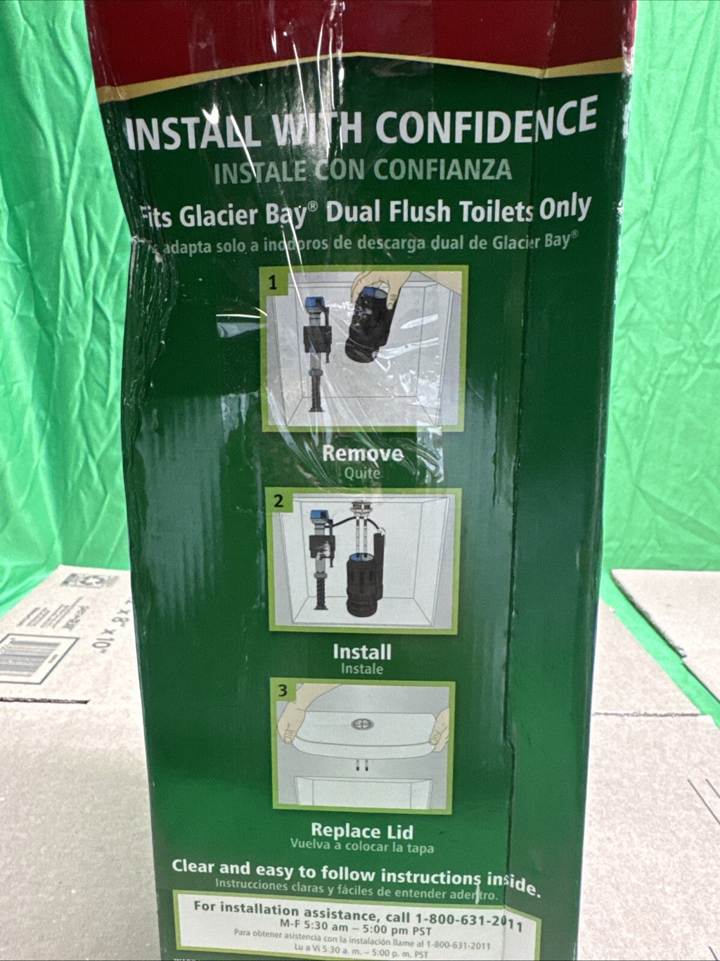 Fluidmaster Replacement 3 in. Dual Flush Valve for 2-Piece Glacier Bay Toilets