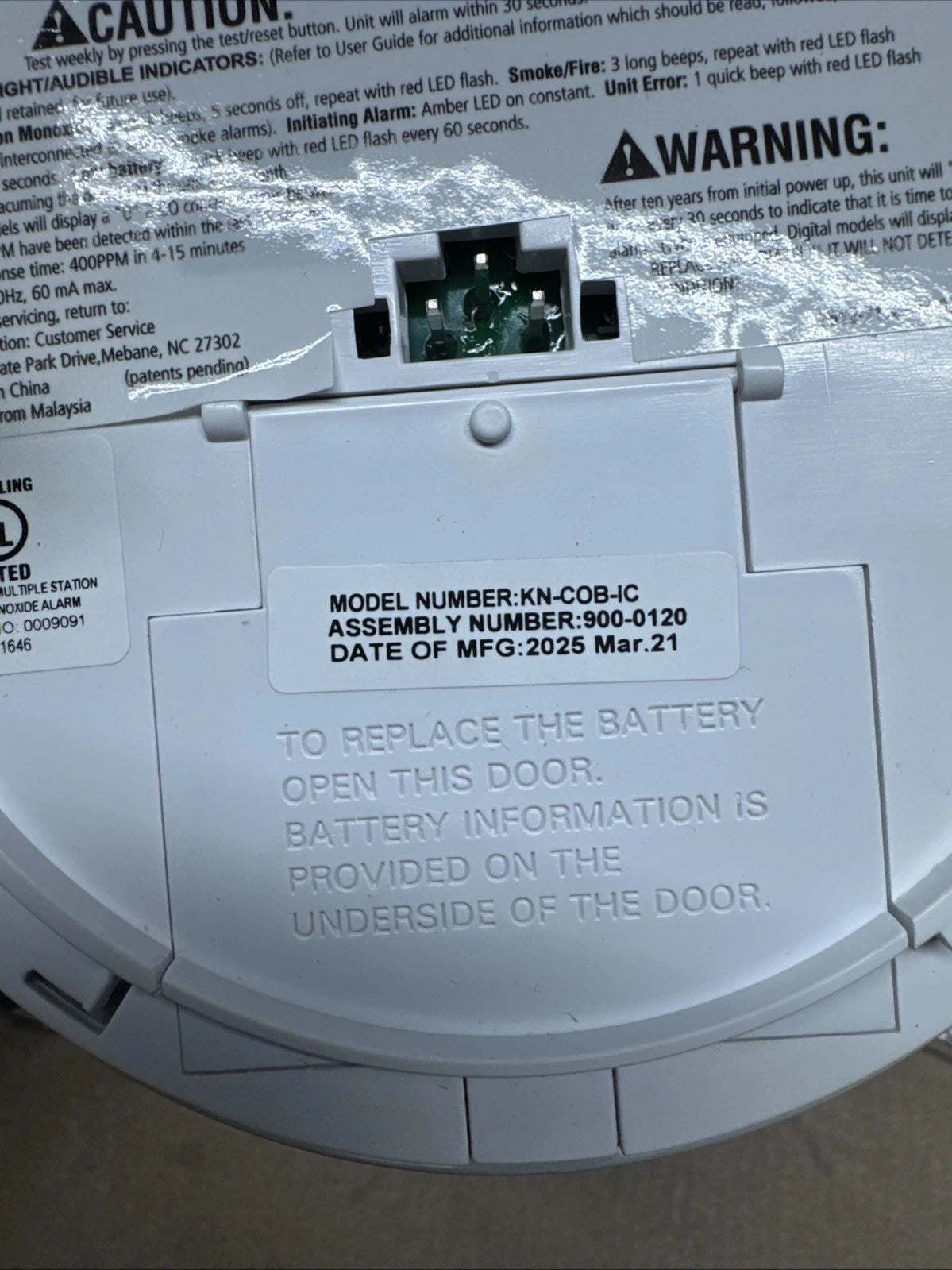 2 Pack Kidde Firex Hardwired Carbon Monoxide Detector w/LED, 9V Backup Battery