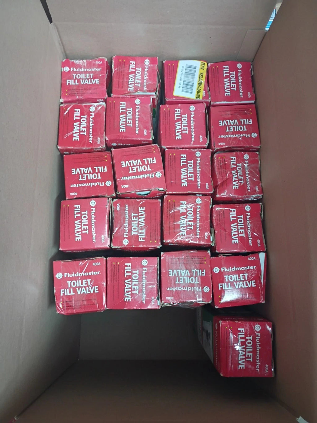21pk PACK Fluidmaster 400A Universal Toilet Fill Valve Open Box