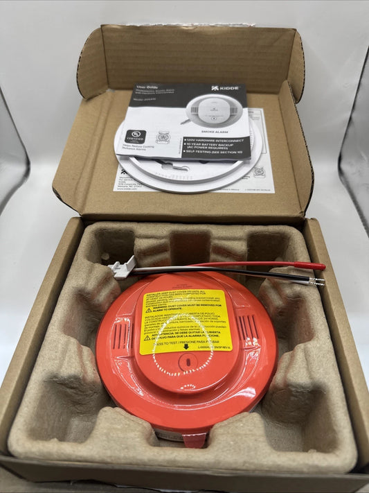 Kidde 20SA10 Hardwired Smoke Detector, 10-Year Battery, Interconnectable.