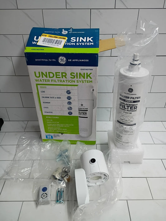 GE Under Sink Single Stage High Flow Water Filtration System GXK140TNN