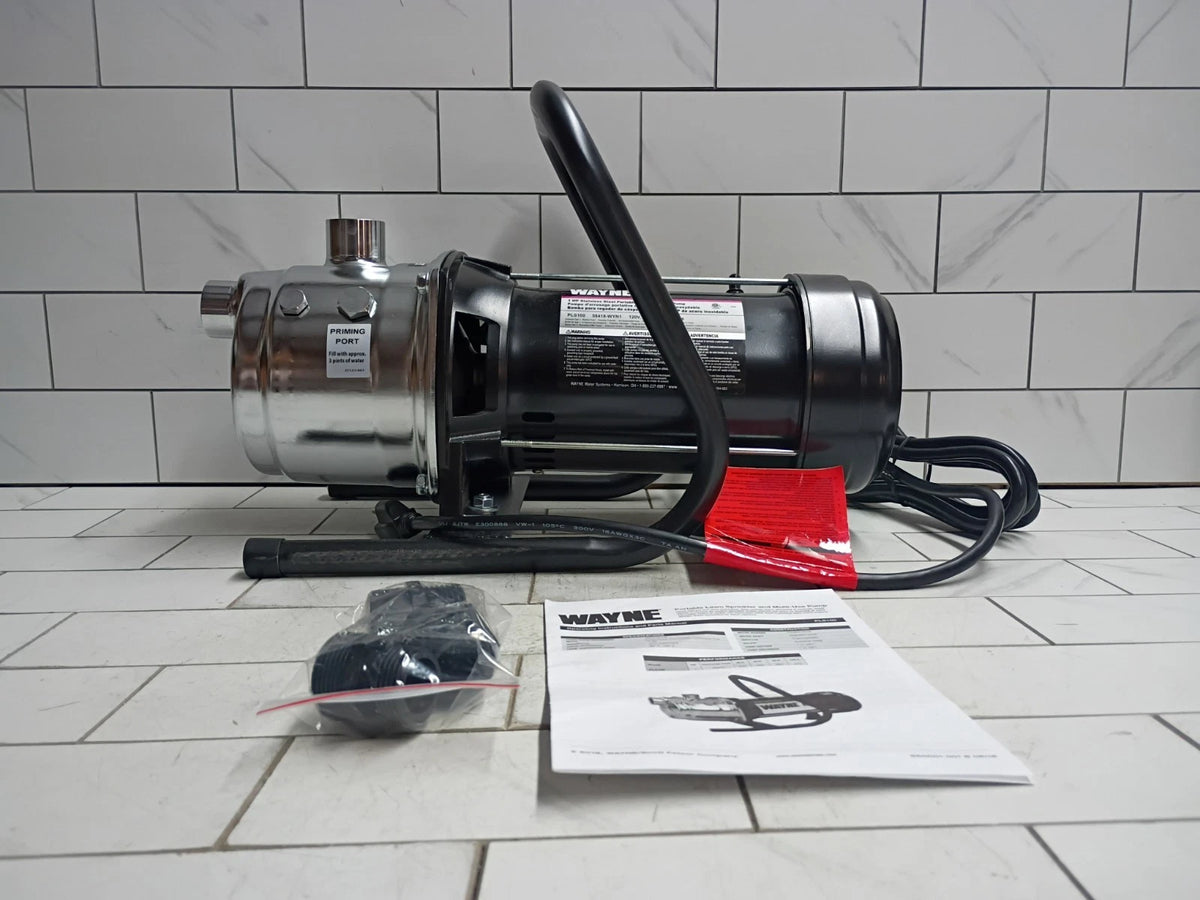 Wayne PLS100 1HP Portable Lawn Sprinkling Pump 115V 720GPH NEW OPEN BOX