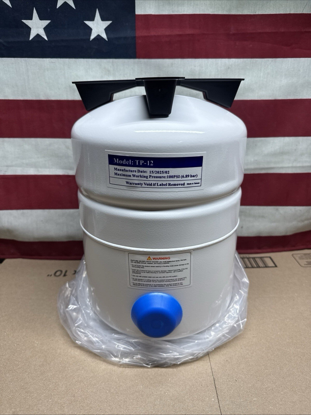 NOB Reverse Osmosis Water Storage Tank TP-12 | 1/4" NPT Connection 7205326