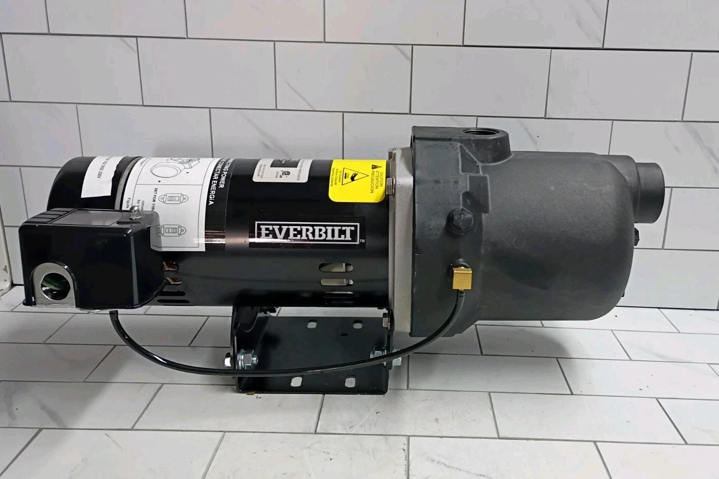Everbilt Shallow Well Jet Pump Plastic 3/4HP HDSWJ7P NEW Open Box