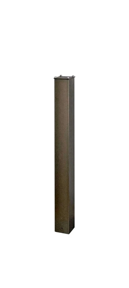 Mail Boss In-Ground Post Galvanized Steel Bronze Color Mounting Fits Over 4x4 OB