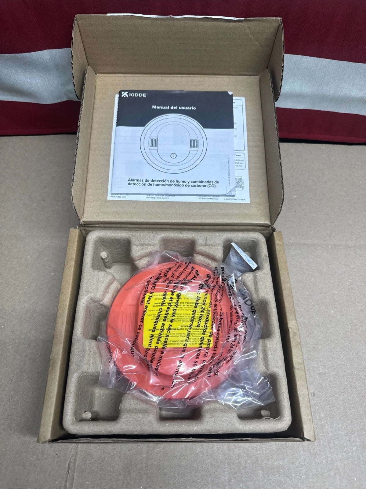 Kidde Smoke & CO Detector, 10-Year Battery, LED Warning Indicators 30CUD10”