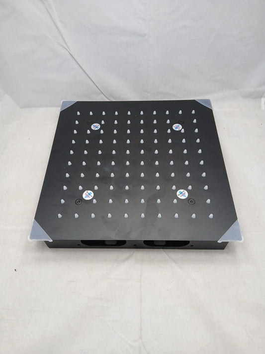 EVERSTEIN5-Spray Patterns LED Shower System 12 in. Ceiling Mount Dual...