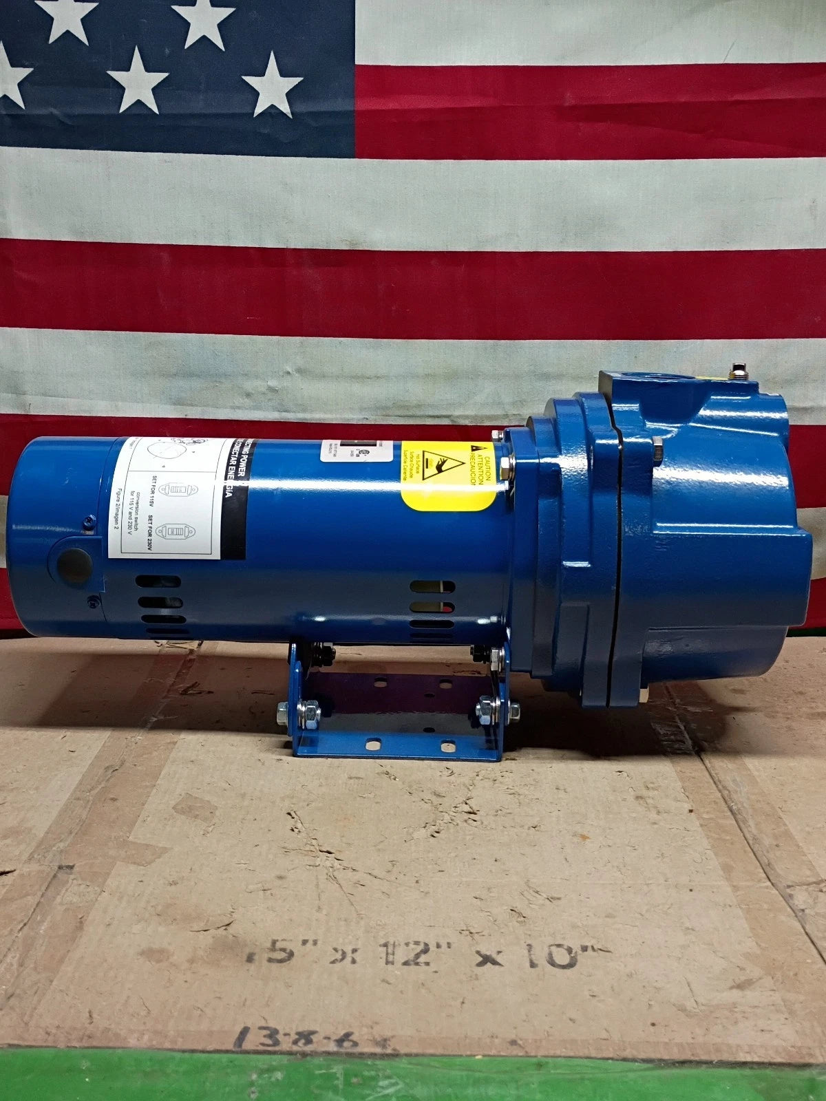 Everbilt HDLS15, 1-1/2 HP Cast Iron Lawn Irrigation Pump 61 GPM 51 PSI Open Box,