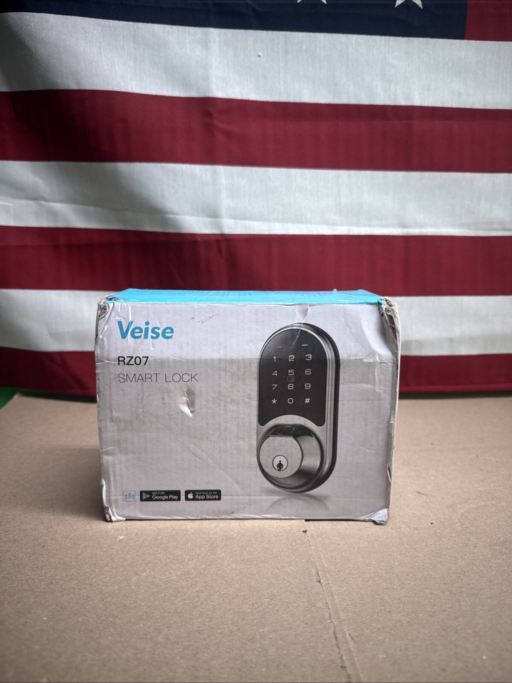 Veise RZ07 Smart Lock App, FingerPrint, Password, Physical Key