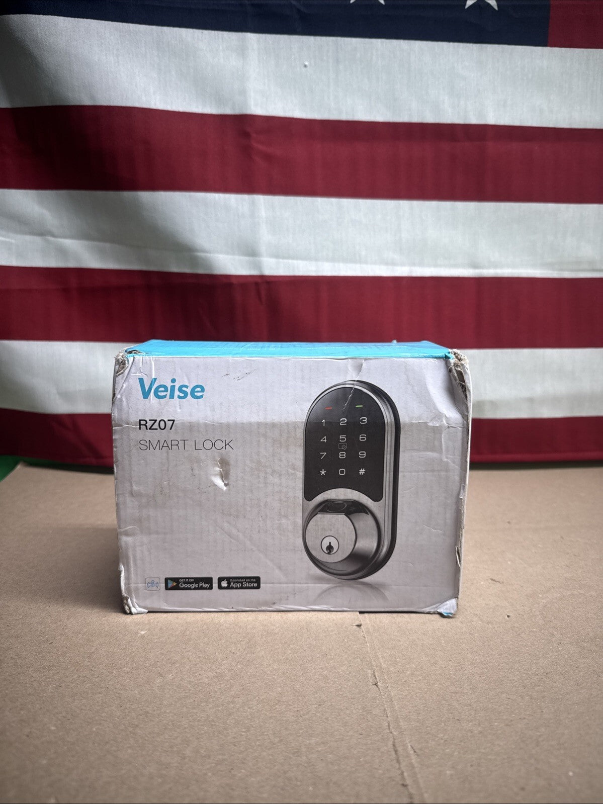 Veise RZ07 Smart Lock App, FingerPrint, Password, Physical Key