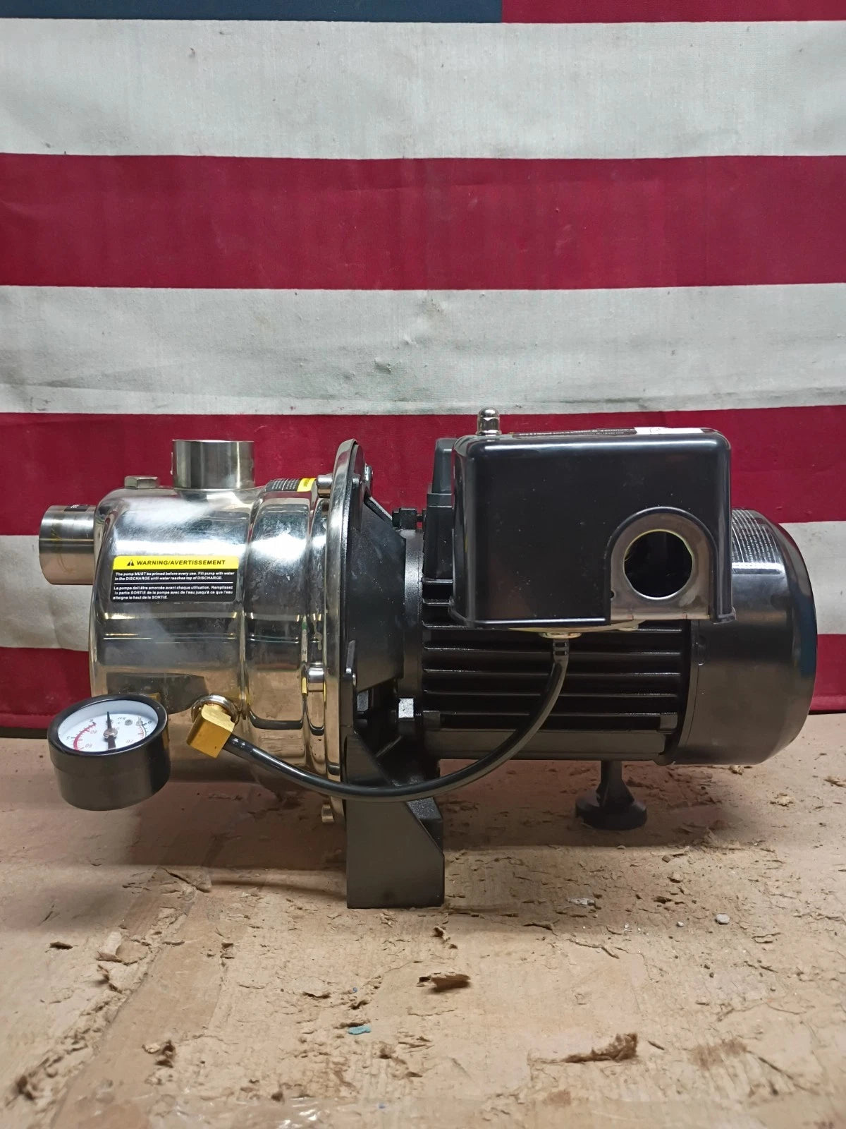 Mastercraft 3/4 HP Shallow Well Jet Pump Ships Fast Stainless Steel OPEN BOX