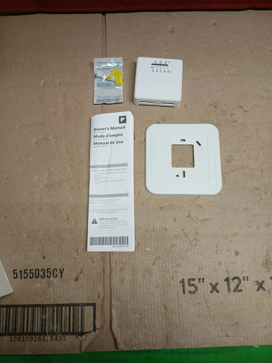 Honeywell Home CT33A Non-Programmable Thermostat 750mV